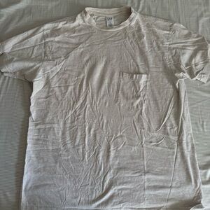 GAP Men's Short Sleeve Beige Tee